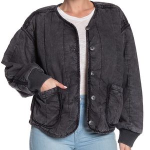 FREE PEOPLE Mixed Signals Liner Jacket